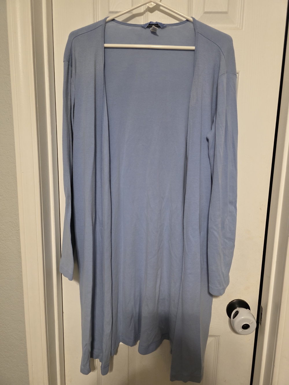 GAP Light Blue Long Open-Front Cardigan